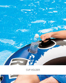 River Run™ 1 Inflatable Floating Lake Tube - Blue