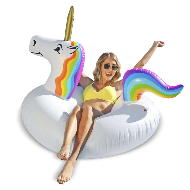 Unicorn Party Tube Inflatable Raft