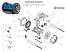 Pentair® Rebel® (V1) Suction Cleaner Parts