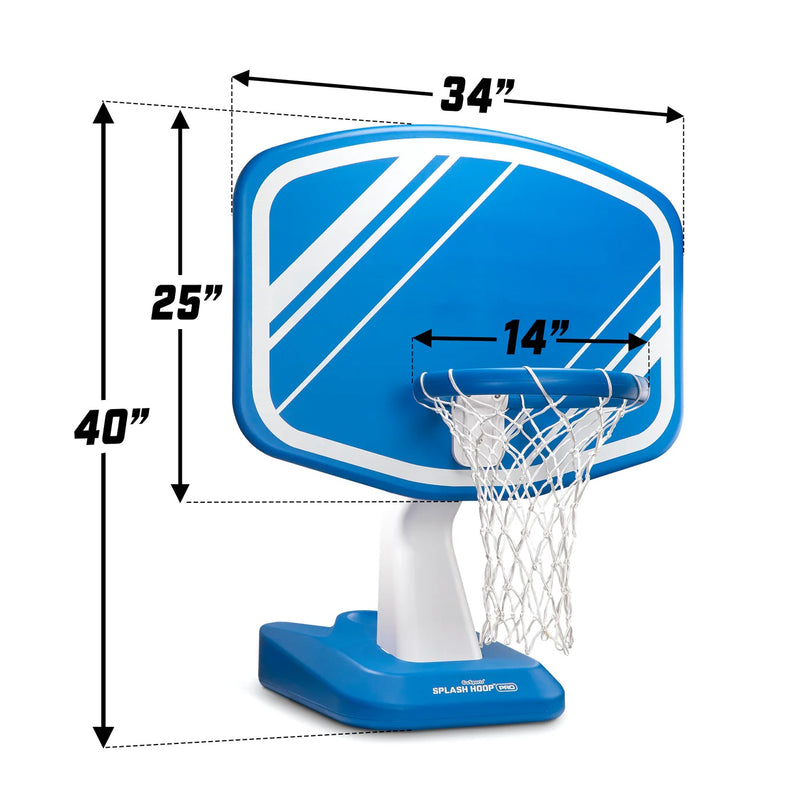 Splash Hoop PRO Poolside Basketball Game - Blue