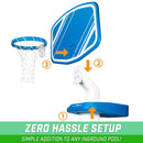 Splash Hoop PRO Poolside Basketball Game - Blue