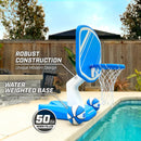 Splash Hoop PRO Poolside Basketball Game - Blue