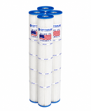 Cartridge Set (4PK) Replacement Fits Pentair® FullFloXF™ Q120 High-Efficiency Cartridge-Style D.E. Filter by Optimum Pool Technologies