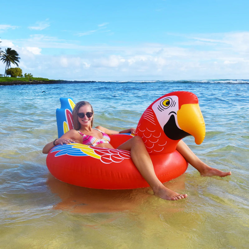 Parrot Party Tube Inflatable Raft