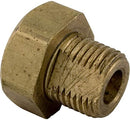 3/4" Hex x 7/8" Threaded Bushing, O-Ring & Nut Assembly - Brass