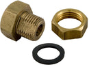 3/4" Hex x 7/8" Threaded Bushing, O-Ring & Nut Assembly - Brass
