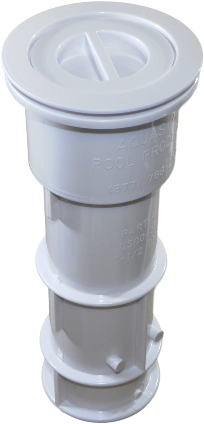 7.5" Volleyball Pole / Umbrella Holder Assembly - White